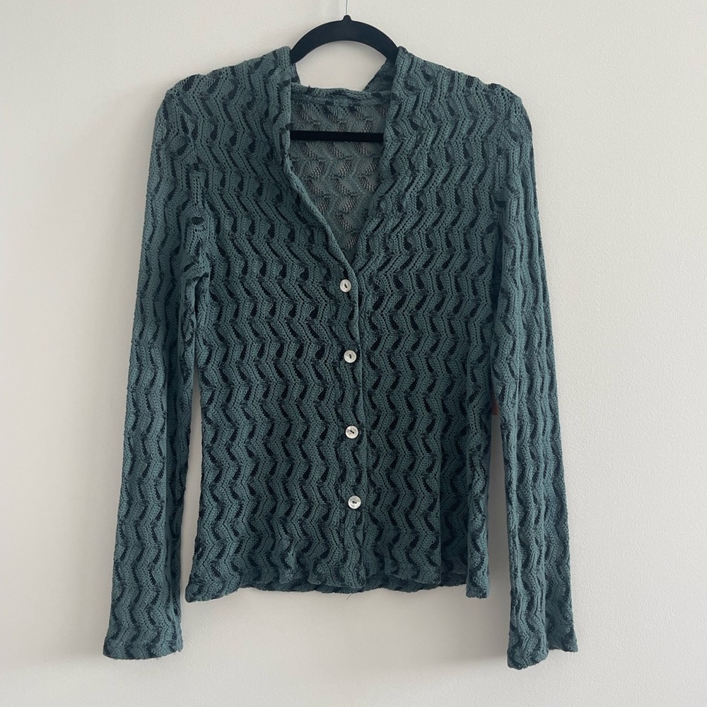 Vintage - Cardigan with Special Crochet